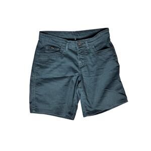 KUHL Women’s Size 6 Kendra Shorts Gray Stretch Canvas Outdoor Hiking Shorts